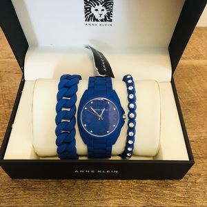 Anne Klein Watch & Bracelet Set